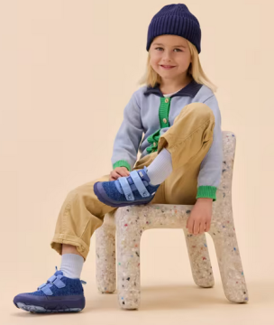 Lasten paljasjalkakengät/välikausi Low Boot Knit Happy Elephant - Affenzahn