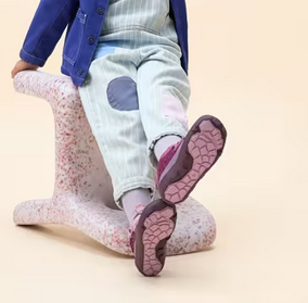 Lasten paljasjalkakengät/välikausi Low Boot Knit Happy Otter - Affenzahn
