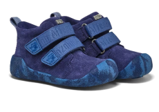 Lasten paljasjalka TEX välikausikengät PreWalker LowBoot Leather Talky Elephant - Affenzahn