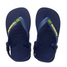 Pikkulasten flip flopit Baby Brasil logo -navy-Havaianas