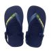 Pikkulasten flip flopit Baby Brasil logo -navy-Havaianas