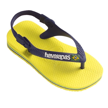 Keltaiset flip flopit Baby Brasil-Havaianas