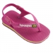 Pikkulasten flip flopit Baby Brasil logo -superpink-Havaianas