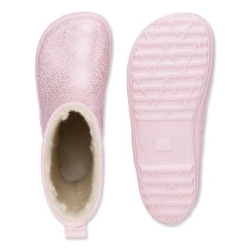 Lasten lämminvuori kumisaappaat -rose sparkle -Charly high Warm Bundgaard 