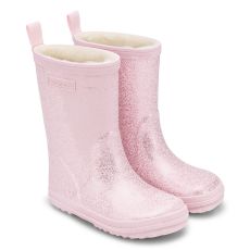 Lasten lämminvuori kumisaappaat -rose sparkle -Charly high Warm Bundgaard 