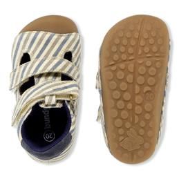 Lasten ensiaskel kangassandaalit-Oceanic Stripes-Petit Summer Bundgaard