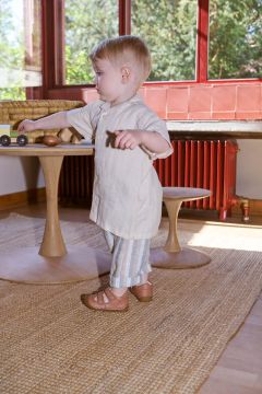Lasten ensiaskelsandaalit-Cognac-Petit Summer Bundgaard