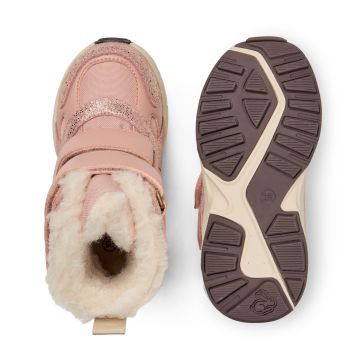 Lasten villavuoriset TEX talvikengät - Lumi - Vintage Rose - Bundgaard