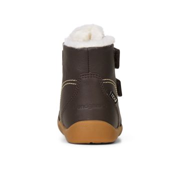 Pikkulasten tarralliset  TEX talvikengät- Dark brown -Pixi- Bundgaard