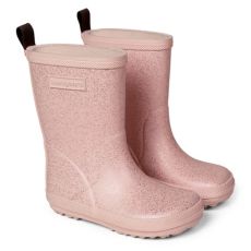 Lasten kumisaappaat - Old Rose Sparkle -Charly Bundgaard