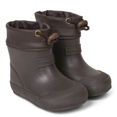 Pikkulasten lämminvuori kumisaappaat - Dark Brown- Malik Bundgaard 