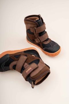 Lasten  TEX paljasjalka Talvikengät -Dark Brown- Chad- Bisgaard