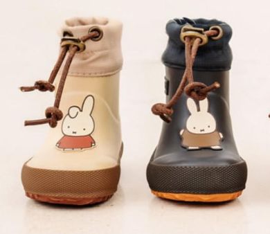 Lyhytvartiset lämminvuorikumisaappaat - MIFFY / cream - Baby Thermo Bisgaard 