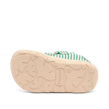 Lasten paljasjalka kangaskengät - green - Skipper Bisgaard 