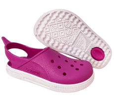 Lasten kesäsandaalit - fuchsia/white - Cloggy  Boatilus 
