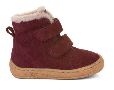 Lasten turkisvuoriset talvikengät-bordeaux-Minni winter suede Froddo