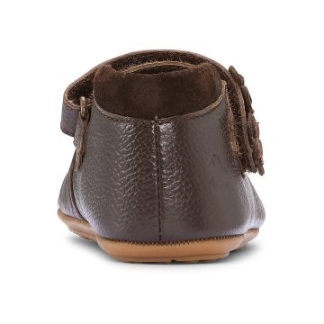 Pikkulasten sisätossut/ballerinat - dark brown- Aya Bundgaard