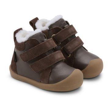 Pikkulasten tarralliset  TEX talvikengät- Dark brown -Bloom- Bundgaard 