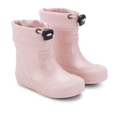 Pikkulasten lämminvuori kumisaappaat -Old rose Sparkle- Malik Bundgaard