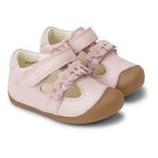 Lasten ensiaskelsandaalit-Old Rose-Petit Summer Flower Bundgaard 