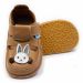 Lasten paljasjalkasandaalit- bunny/caramel - Dodo Shoes