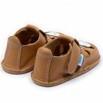 Lasten paljasjalkasandaalit- bunny/caramel - Dodo Shoes