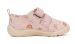 Lasten paljasjalka sisä-/kangaskengät - Baby pink/sateenkaari -D.D.Step
