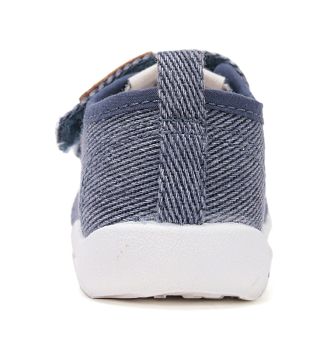 Lasten paljasjalka sisä-/kangaskengät - Denim sininen -D.D.Step