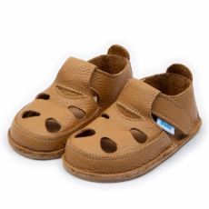 Lasten paljasjalkasandaalit- Caramel - Dodo Shoes 