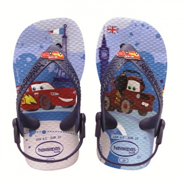 Pikkulasten flip flopit Baby Cars -sininen -Havaianas