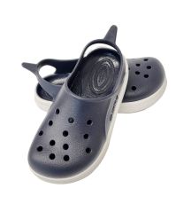 Lasten kesäsandaalit - navy/white - Cloggy Boatilus