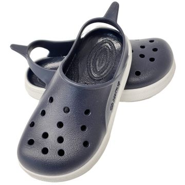 Cloggy sandaalit - navy/white - Boatilus