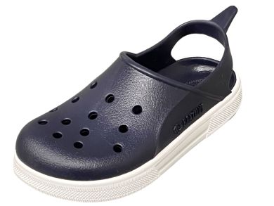 Cloggy sandaalit - navy/white - Boatilus