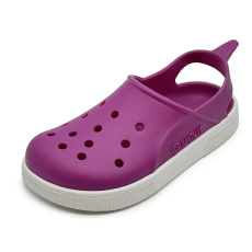 Lasten kesäsandaalit - fuchsia/white - Cloggy  Boatilus 