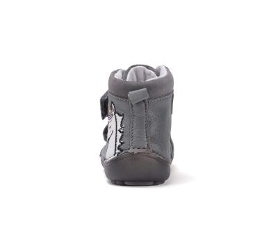 Lasten paljasjalka välikausinilkkurit - dark grey/glitter/yksisarvi- D.D.Step