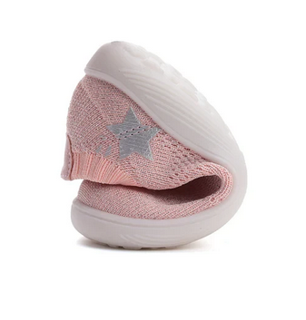 Lasten Slip On tennarit- Baby pink -barefoot  D.D.Step 