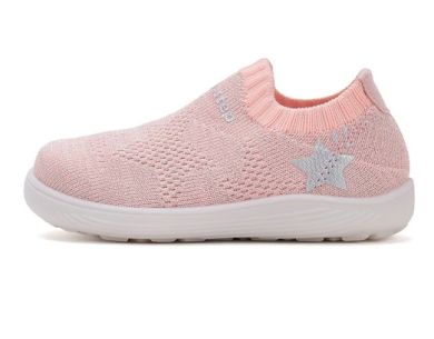 Lasten Slip On tennarit- Baby pink -barefoot  D.D.Step 