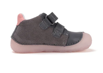 Lasten paljasjalkakengät- Dark grey/ Keiju - D.D.Step 