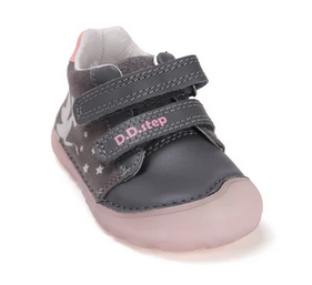 Lasten paljasjalkakengät- Dark grey/ Keiju - D.D.Step 