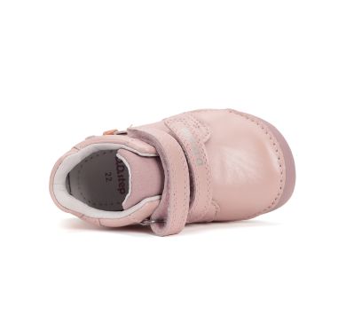 Lasten paljasjalka ensiaskelkengät - Baby Pink/ Kukka - DD Step 