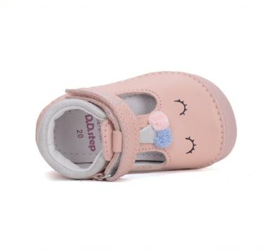 Lasten paljasjalka ensiaskelsandaalit- baby pink- D.D.Step 