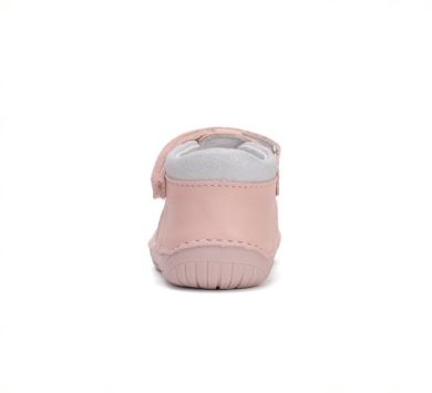 Lasten paljasjalka ensiaskelsandaalit- baby pink- D.D.Step 