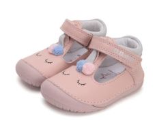 Lasten paljasjalka ensiaskelsandaalit- baby pink- D.D.Step 