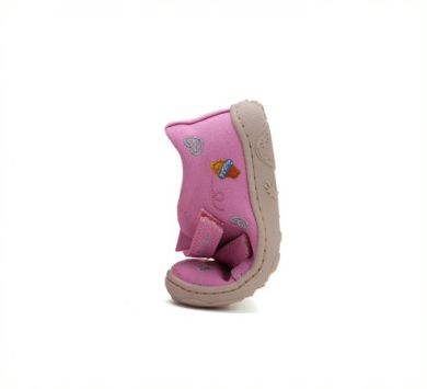 Lasten paljasjalka kangaskengät - Daisy Pink/jätski  -D.D.Step 
