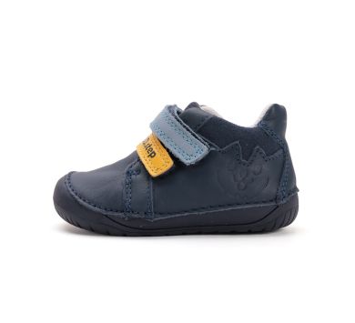 Lasten paljasjalka ensiaskelkengät - Royal blue/ Kisu - DD Step