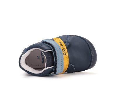 Lasten paljasjalka ensiaskelkengät - Royal blue/ Kisu - DD Step