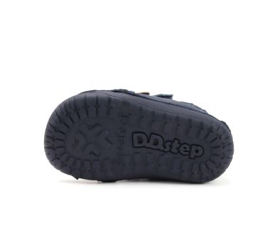 Lasten paljasjalka ensiaskelkengät - Royal blue/ Kisu - DD Step