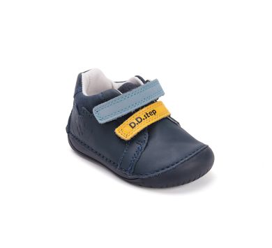 Lasten paljasjalka ensiaskelkengät - Royal blue/ Kisu - DD Step