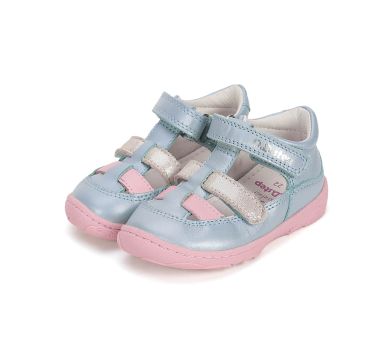 Lasten paljasjalkasandaalit- Sky blue -  D.D. Step 