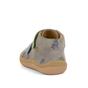 Lasten paljasjalkanilkkurit First Step -dino/grey - Froddo 